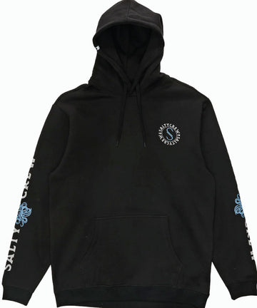 Salty Crew Tentacles MW Fleece Hood - Black